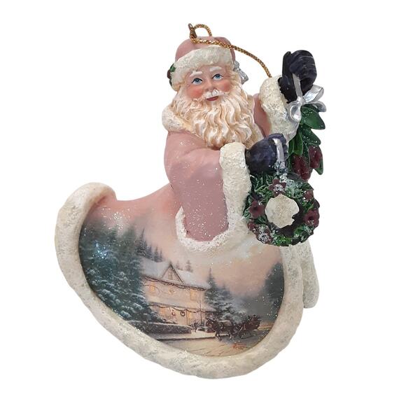 Thomas Kinkade Old World Santas Christmas Ornament Celebrations of Joy 2004 - Picture 1 of 7
